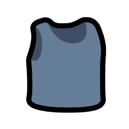 A dull blue binder
